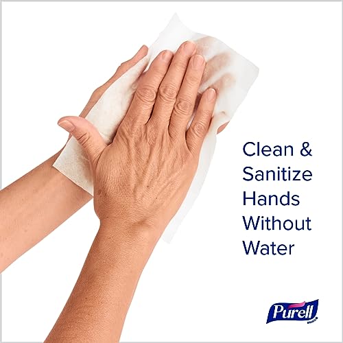 PURELL Hand Sanitizing Wipes Alcohol Formula, Fragrance Free, 1000 Individually Wrapped Packets - 9021-1M