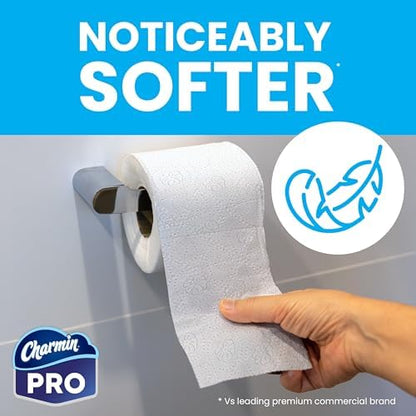 Charmin Commercial Bathroom Tissue, Septic Safe, Individually Wrapped, 2-Ply, White, 450 Sheets/roll, 75 Rolls/carton