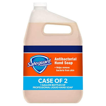 P&amp;G PROFESSIONAL Antibacterial Hand Soap from Safeguard Professional, Bulk Liquid Hand Soap Refill, 1 Gal. (Case of 2)