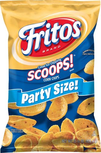 Fritos Scoops!Corn Chips 15.5oz Party Size! Bag