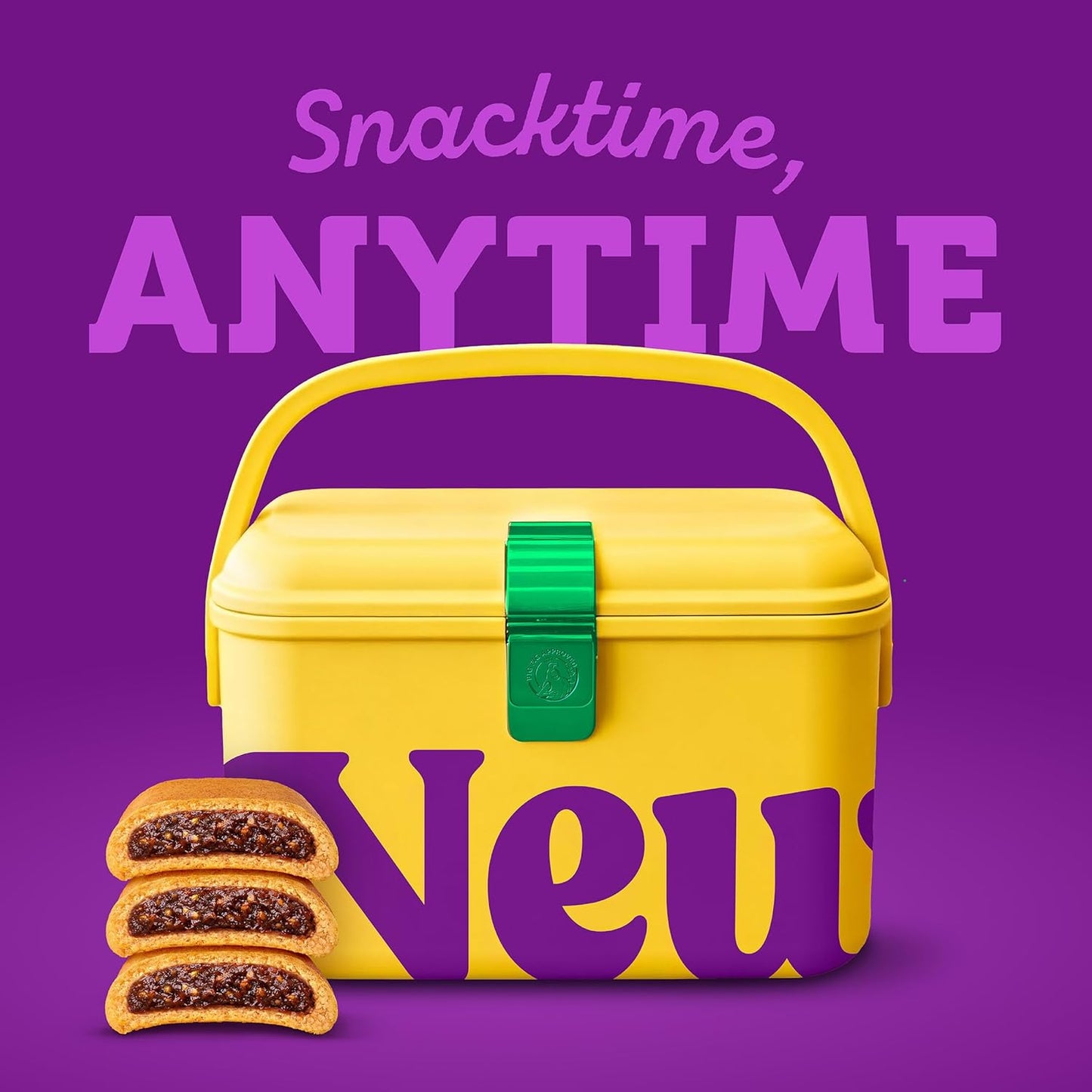 Newtons Soft Baked Real Fruit Fig Bars, Chewy Fig Cookies, 10 Snack Packs (2 Cookies Per Pack)